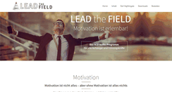 Desktop Screenshot of leadthefield.de